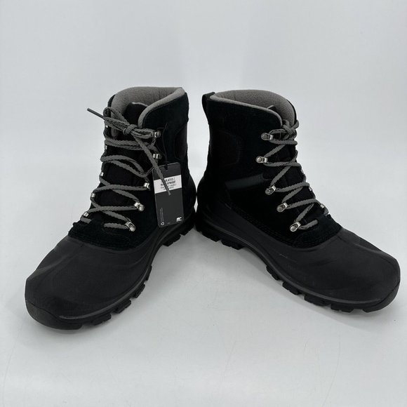 Sorel Men's Boots Buxton Black Quarry Waterproof Insulated Size US 11 EU 44 NEW - Picture 9 of 16